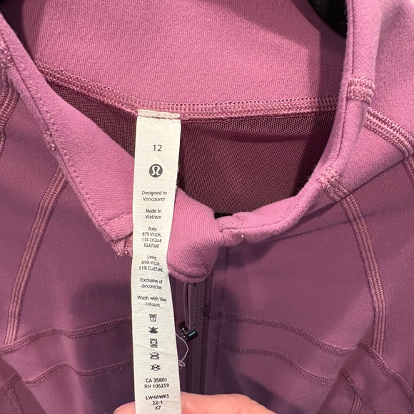 Lululemon Define Jacket Vintage Plum Size 12 - Picture 2 of 5